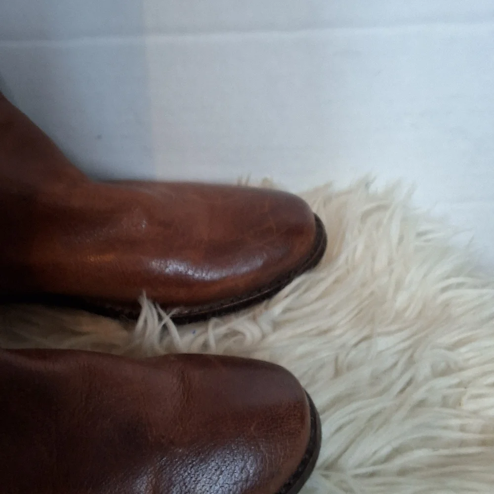 Frye Tall Anna Gore Side Zip Boots 6.5